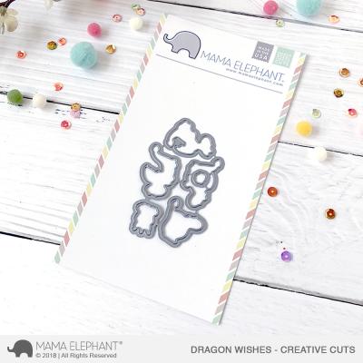 Mama Elephant Creative Cuts - Dragon Wishes